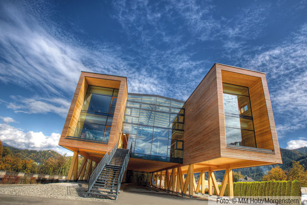 Gebäude von Mayr Melnhof Holz in Leoben