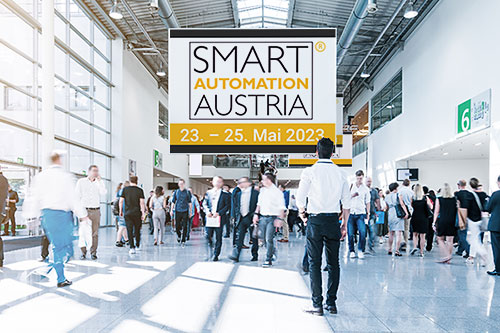 ABF ist auch vom 23. bis 25. Mai auf der Messe SMART Automation Austria 2023 auf Stand 103A vor Ort.